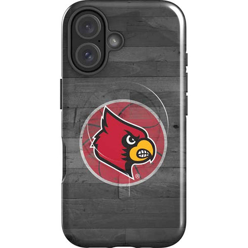 University of Louisville Cardinals Basketball iPhone 16 Plus Magsafe Impact Case